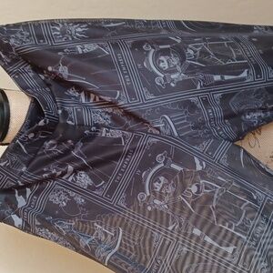 KILLSTAR ELEMENTAL FLARES XXL TAROT CARD MESH LINED PANTY ELATIC WAIST STRETCHY